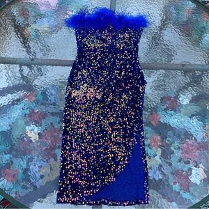 Fashion Nova Celena Sequin Midi Dress